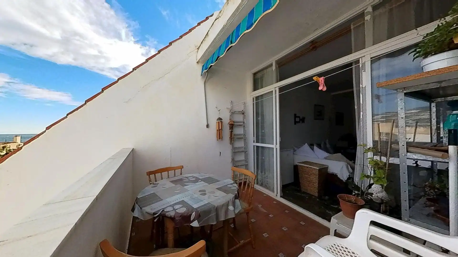 Terrasse von Wohnungen zum Verkauf in Gualchos mit Klimaanlage, Terrasse und Abstellraum
