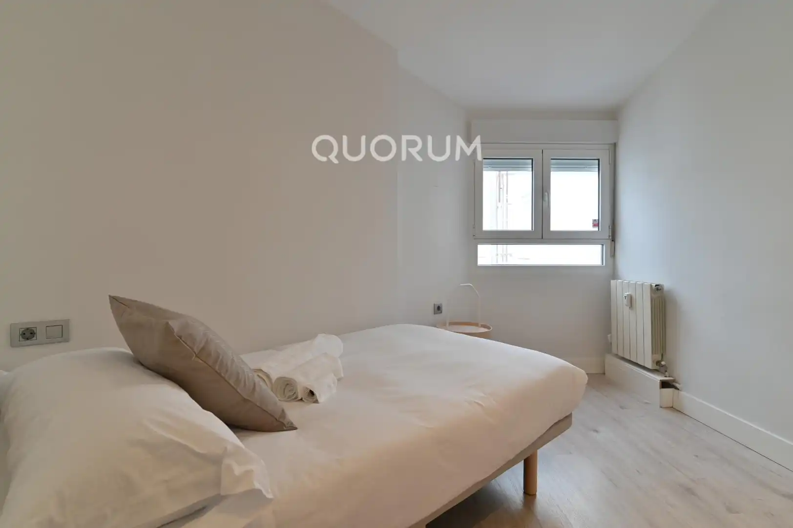 Schlafzimmer von Wohnung zur Miete in Bilbao  mit Klimaanlage, Heizung und Terrasse