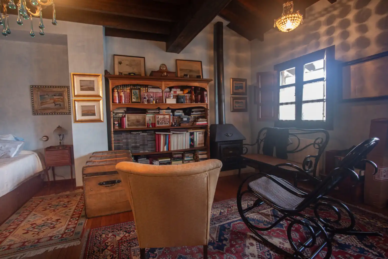 Wohnzimmer von Einfamilien-Reihenhaus zum Verkauf in Ruente mit Heizung, Terrasse und Balkon