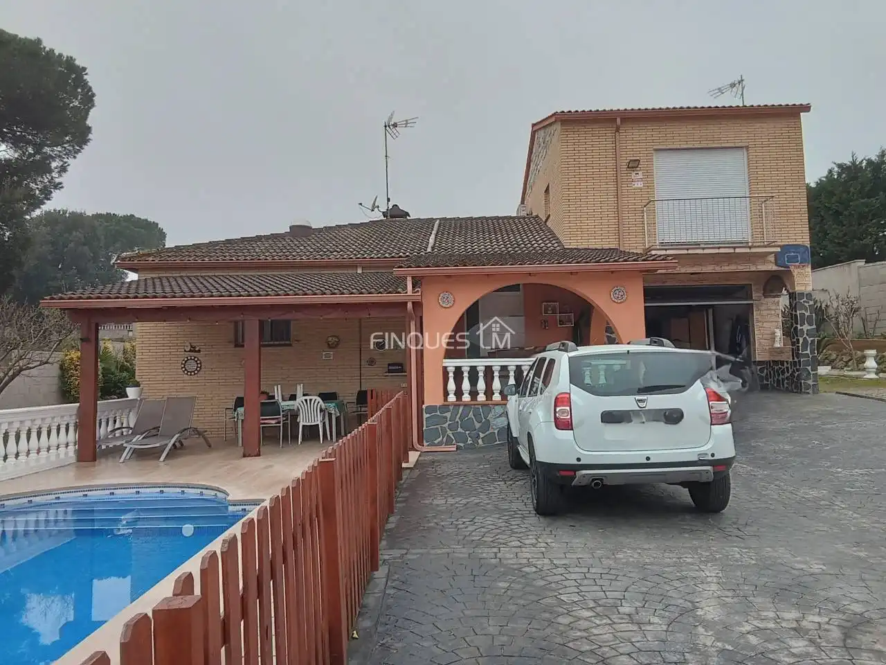 Vista exterior de Casa o chalet en venta en Vidreres con Aire acondicionado, Jardín privado y Terraza