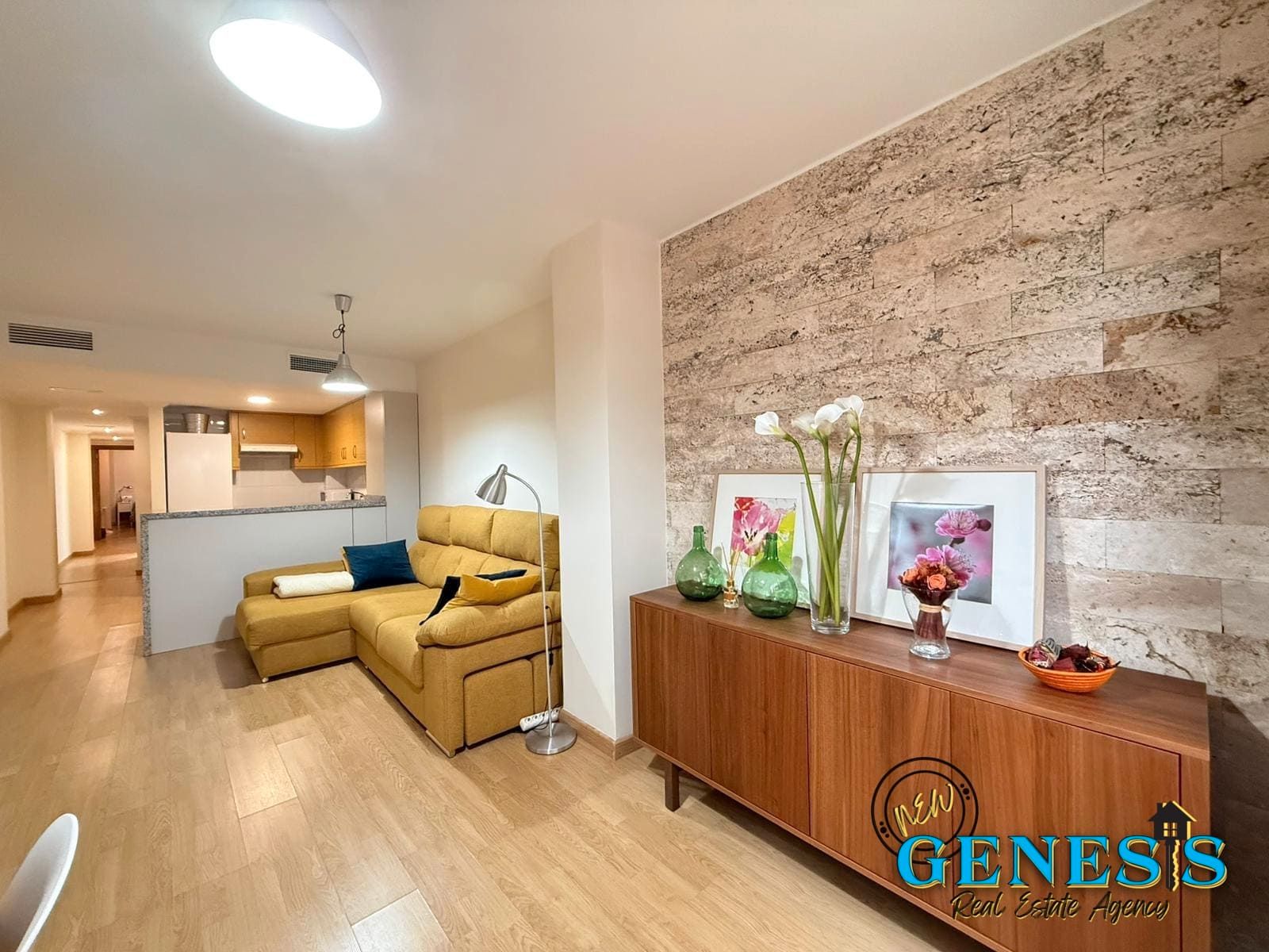 Sala de estar de Apartamento en venta en Torrevieja con Aire acondicionado, Amueblado y Lavadora