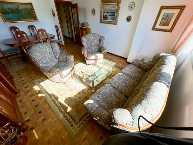 Sala d'estar de Pis en venda en Madrid amb Calefacció, Terrassa i Moblat