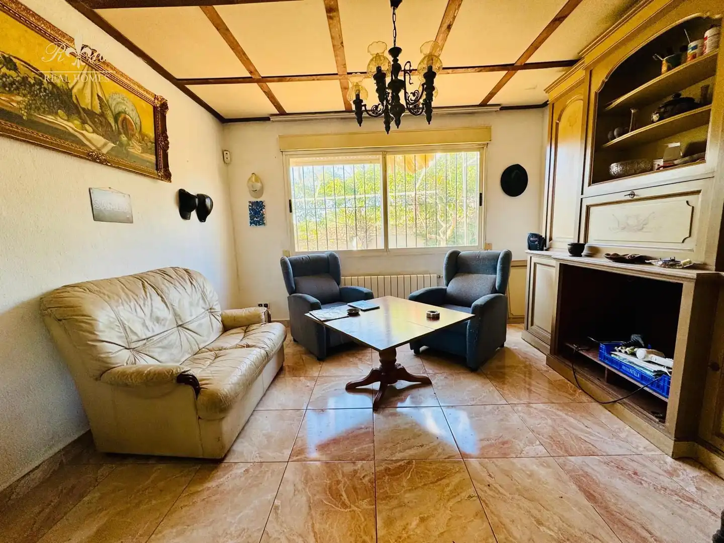 Sala d'estar de Casa o xalet en venda en L'Alfàs del Pi amb Terrassa i Piscina