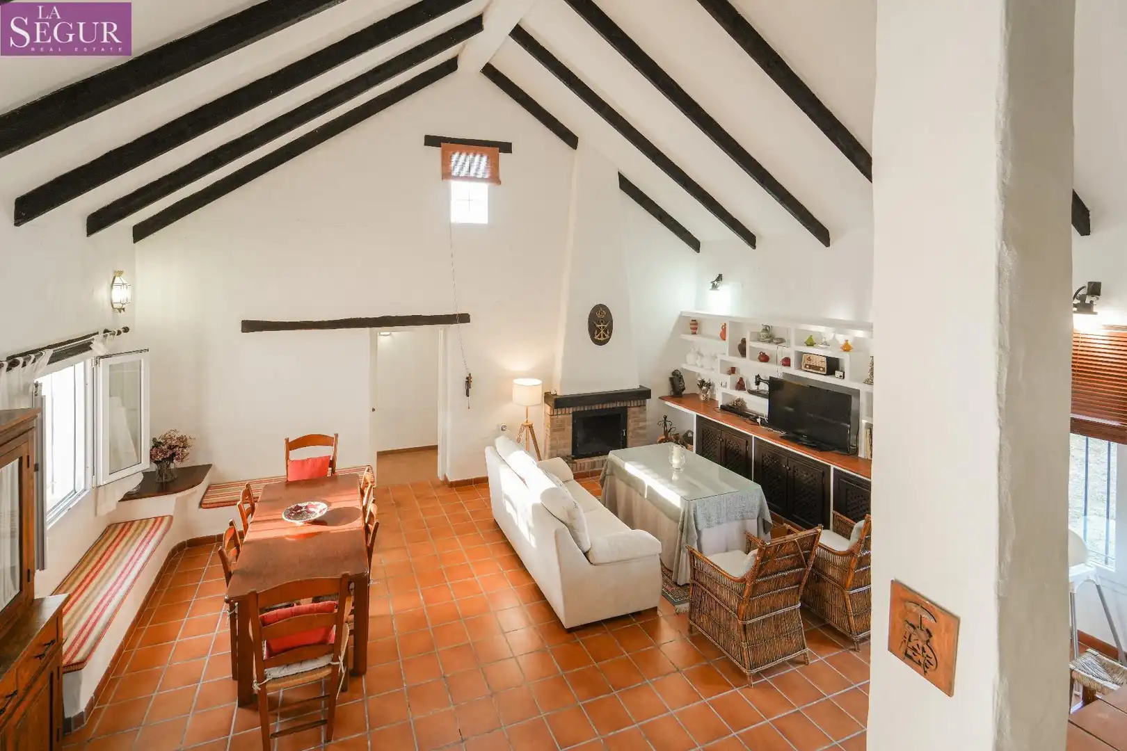 Living room of Houses for sale in Vejer de la Frontera  with Private garden, Terrace and Swimming Pool