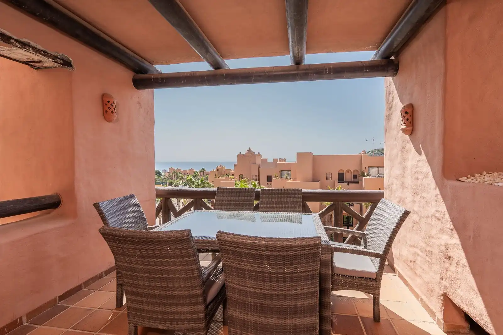 Terrace of Flat for sale in Manilva  with Air Conditioner, Terrace and Furnished