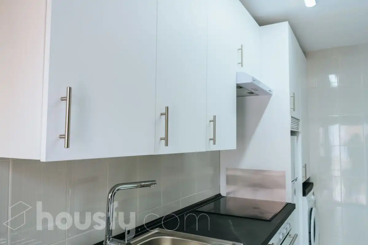 Kitchen of Flat for rent in Madrid  with Heating, Terrace and Furnished