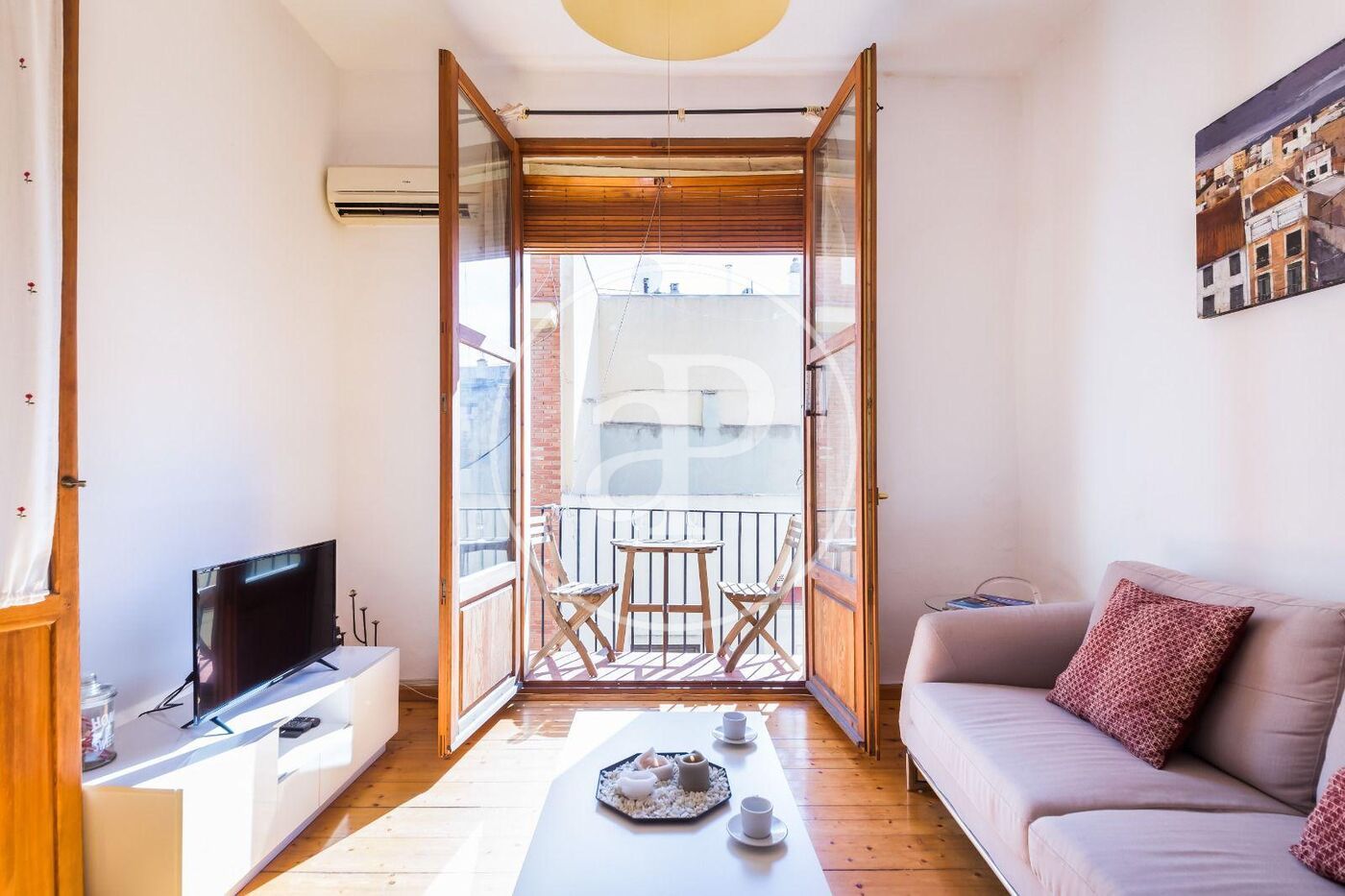 Living room of Flat for sale in  Valencia Capital  with Air Conditioner, Heating and Terrace