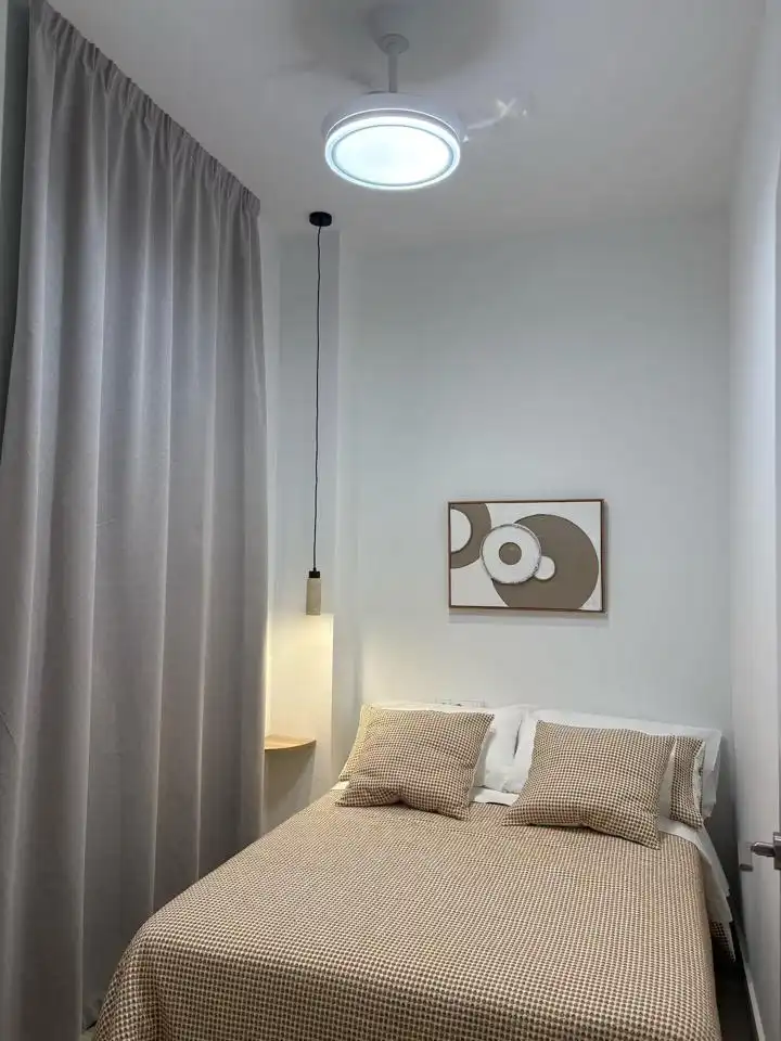 Bedroom of Flat for rent in Leganés  with Air Conditioner, Furnished and Internet