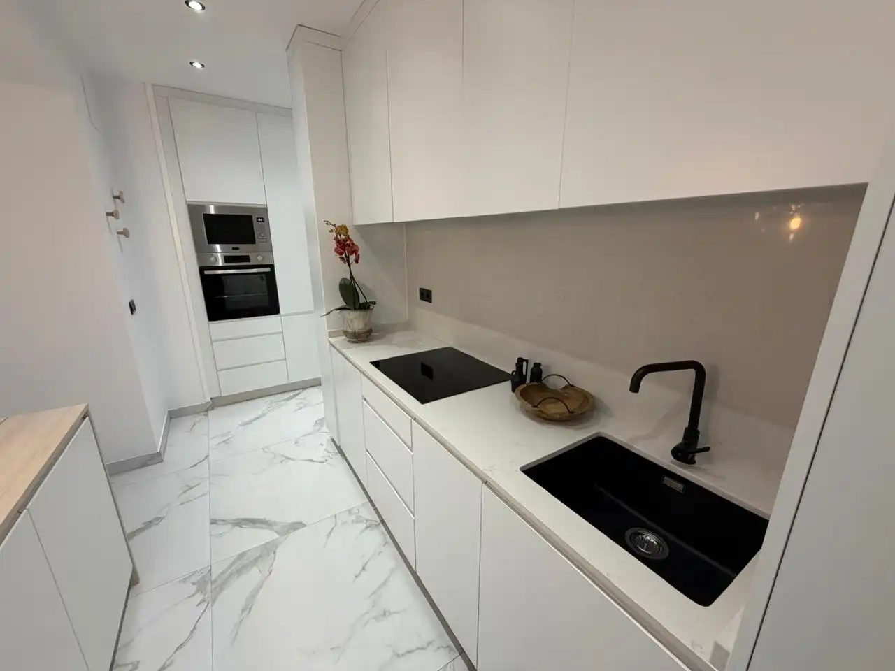 Kitchen of Flat for rent in Cádiz  with Air Conditioner, Furnished and Pets allowed