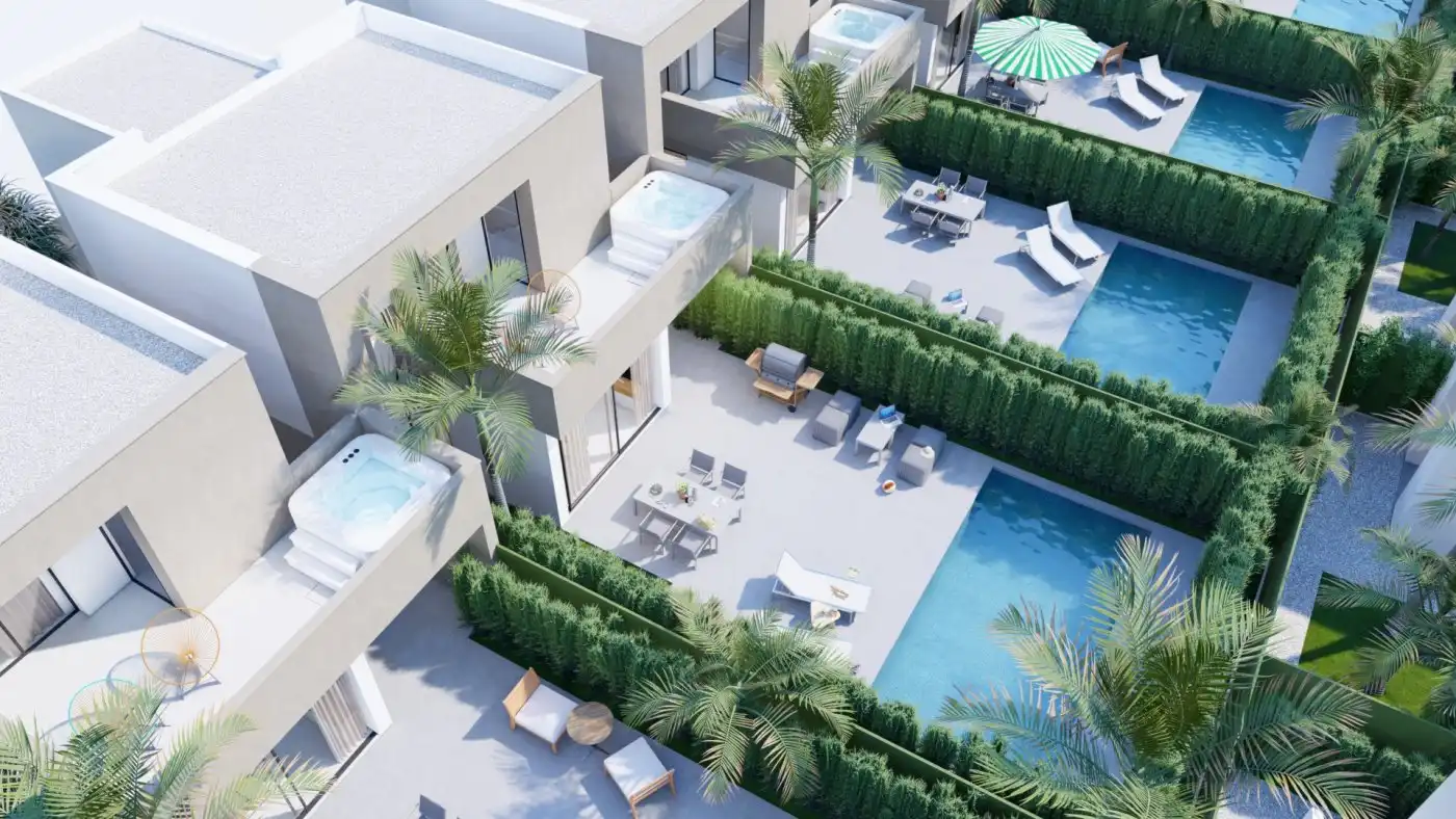 Terrassa de Casa o xalet en venda en Cartagena amb Aire condicionat, Jardí privat i Terrassa