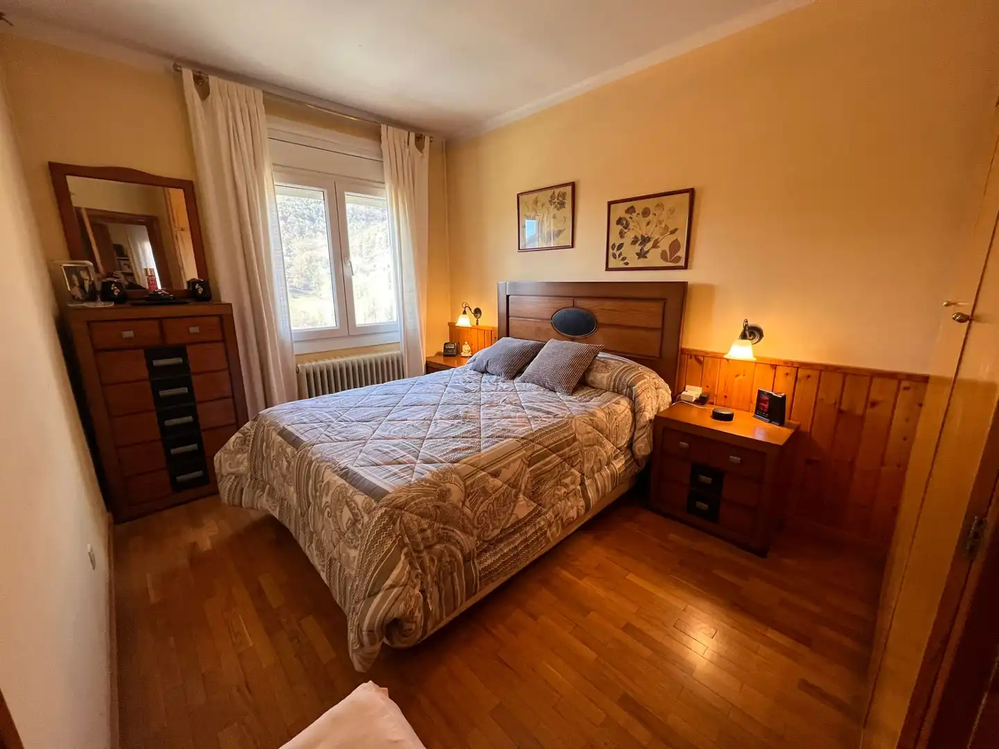 Bedroom of Detached homes for sale in Sant Pau de Segúries  with Heating, Parquet flooring and Terrace