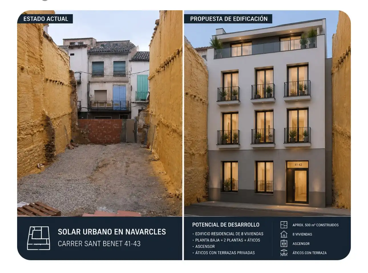 Residential land for sale in Calle Sant Benet