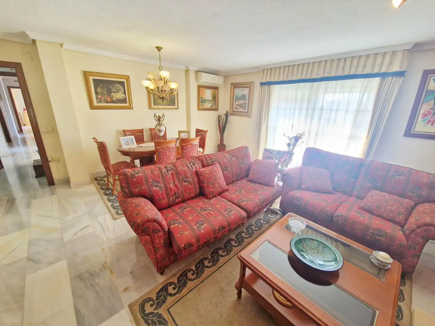 Sala d'estar de Àtic en venda en Málaga amb Aire condicionat, Calefacció i Jardí privat