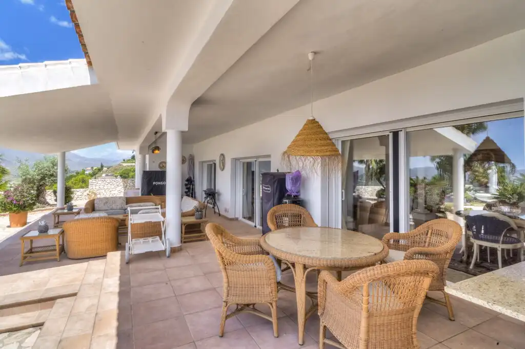Terrassa de Casa o xalet en venda en Mijas amb Aire condicionat, Calefacció i Jardí privat