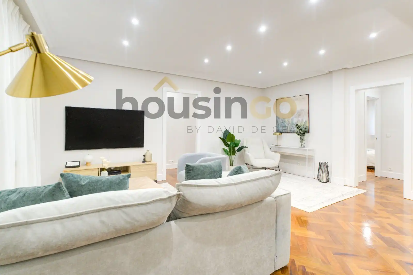 Sala de estar de Piso en venta en Madrid con Aire acondicionado, Calefacción y Amueblado