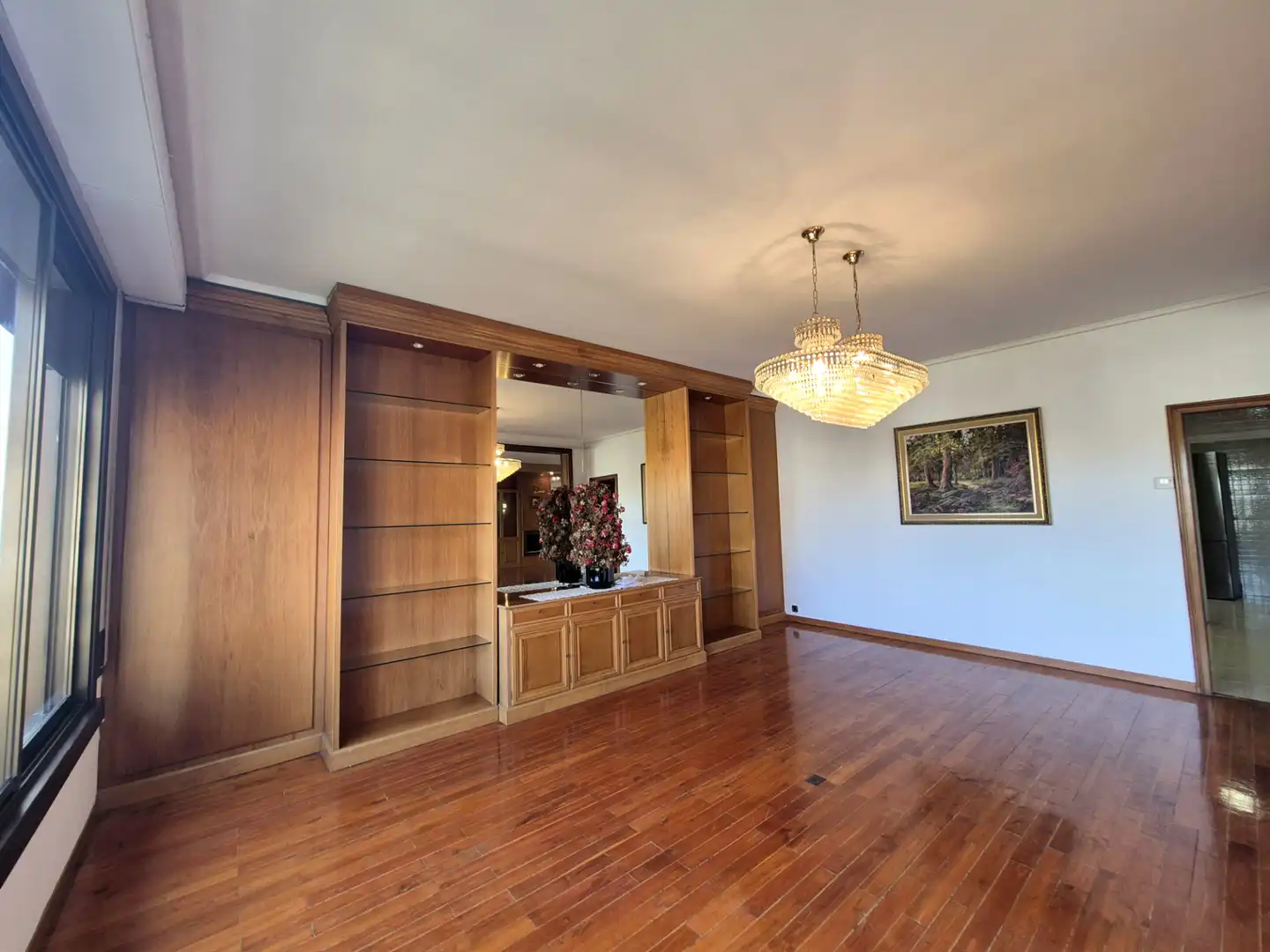 Wohnzimmer von Wohnung zur Miete in Barcelona mit Klimaanlage, Heizung und Parkett