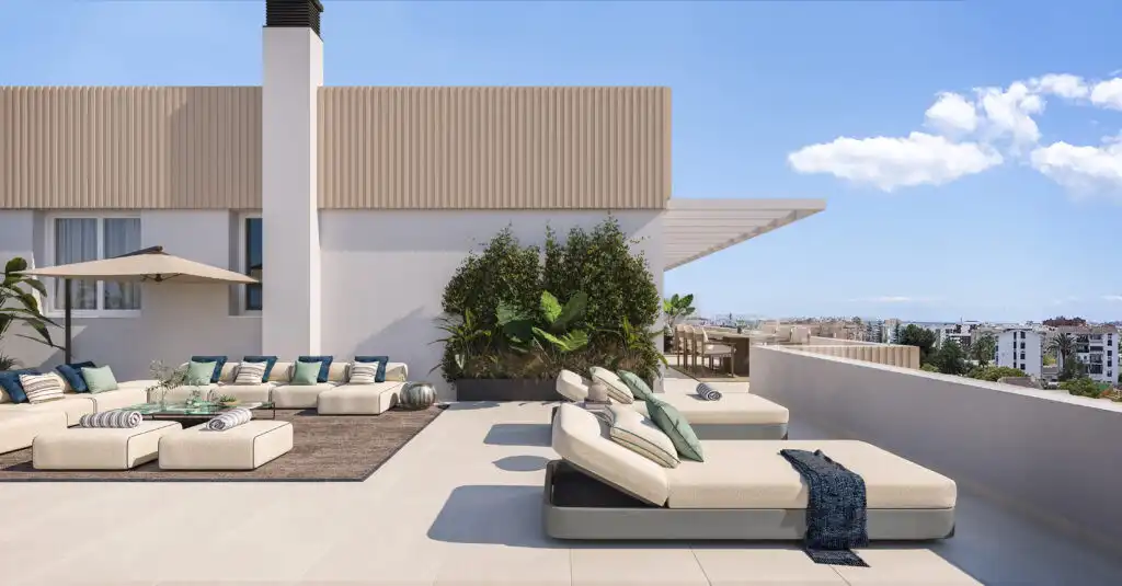 Terrassa de Àtic en venda en Estepona amb Aire condicionat, Terrassa i Piscina
