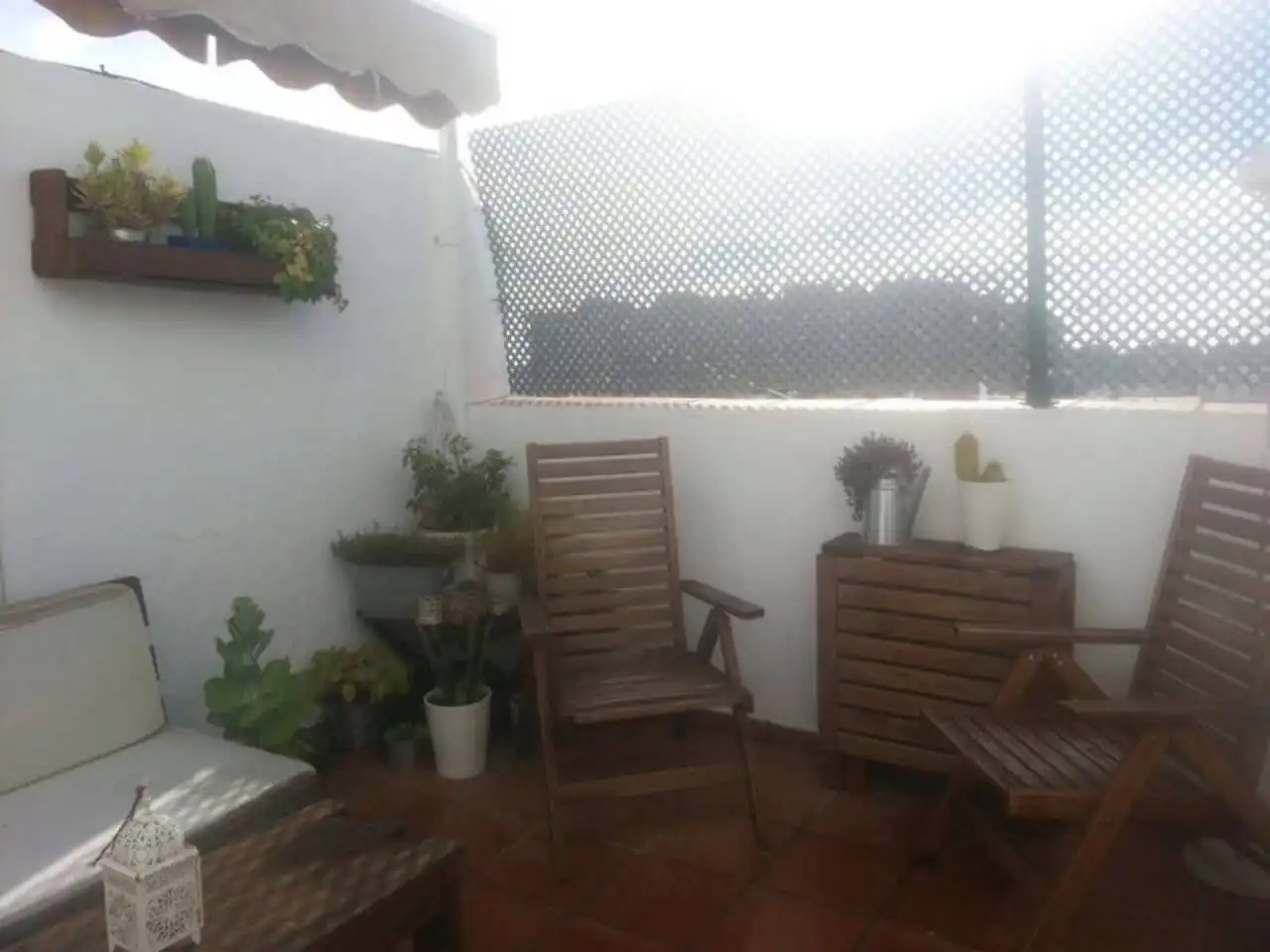 Terraza de Apartamento de alquiler en  Sevilla Capital con Aire acondicionado, Terraza y Amueblado