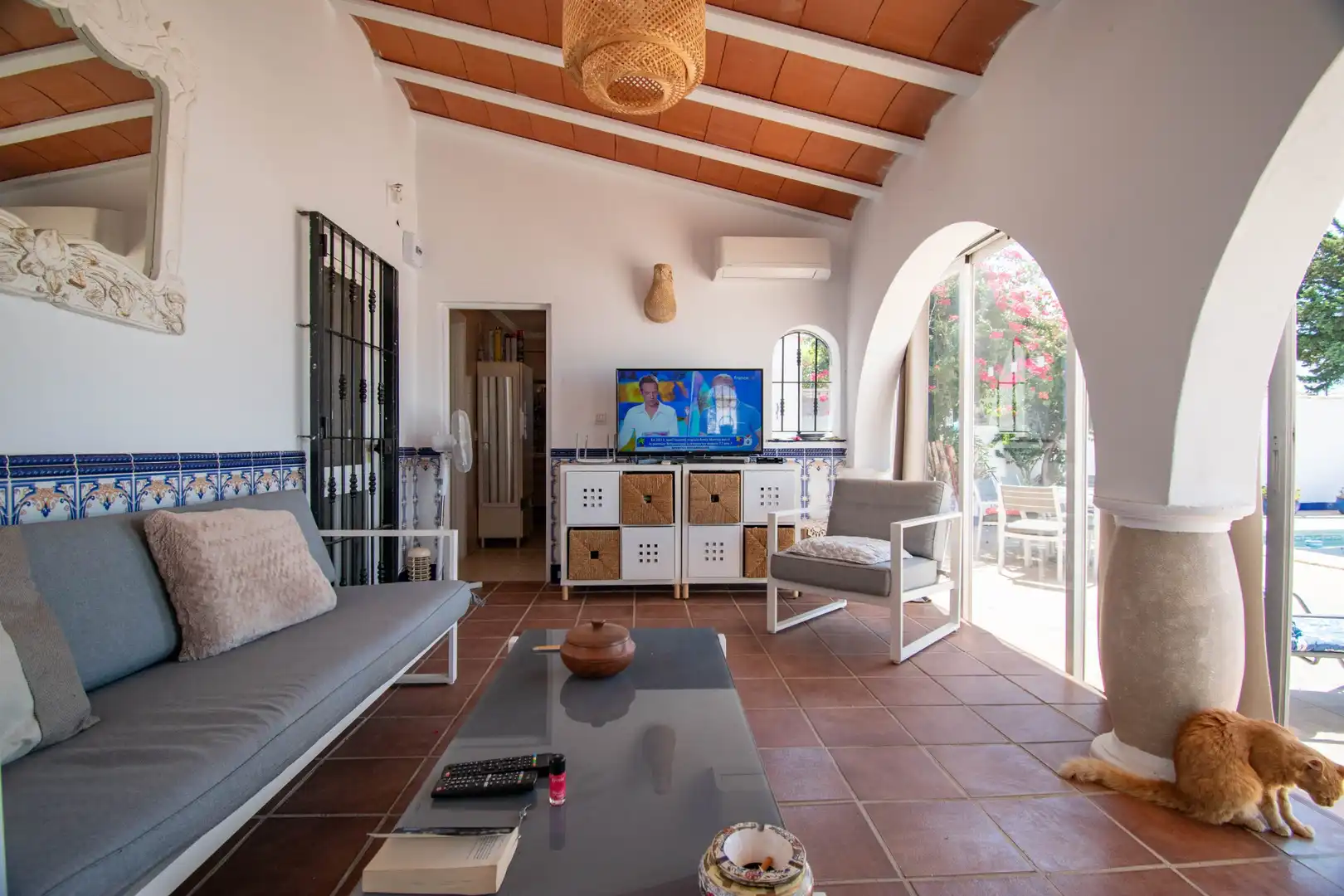 Sala d'estar de Casa o xalet en venda en Chiclana de la Frontera