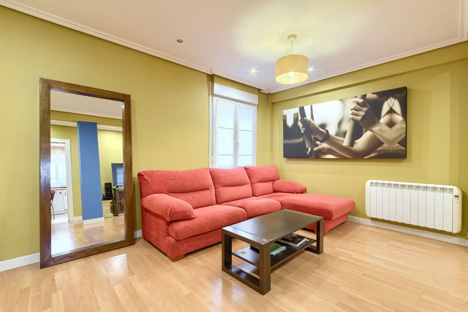 Sala de estar de Piso de alquiler en Bilbao  con Calefacción, Amueblado y Horno