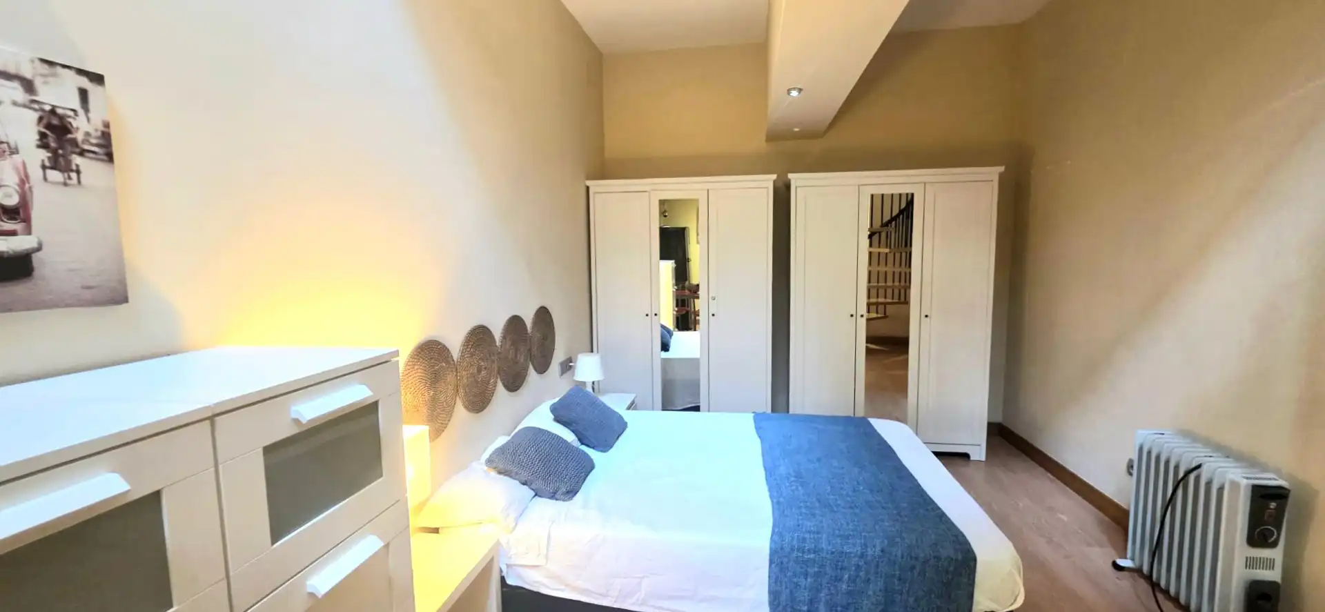 Habitación de Dúplex de alquiler en Barcelona con Aire acondicionado, Calefacción y Terraza
