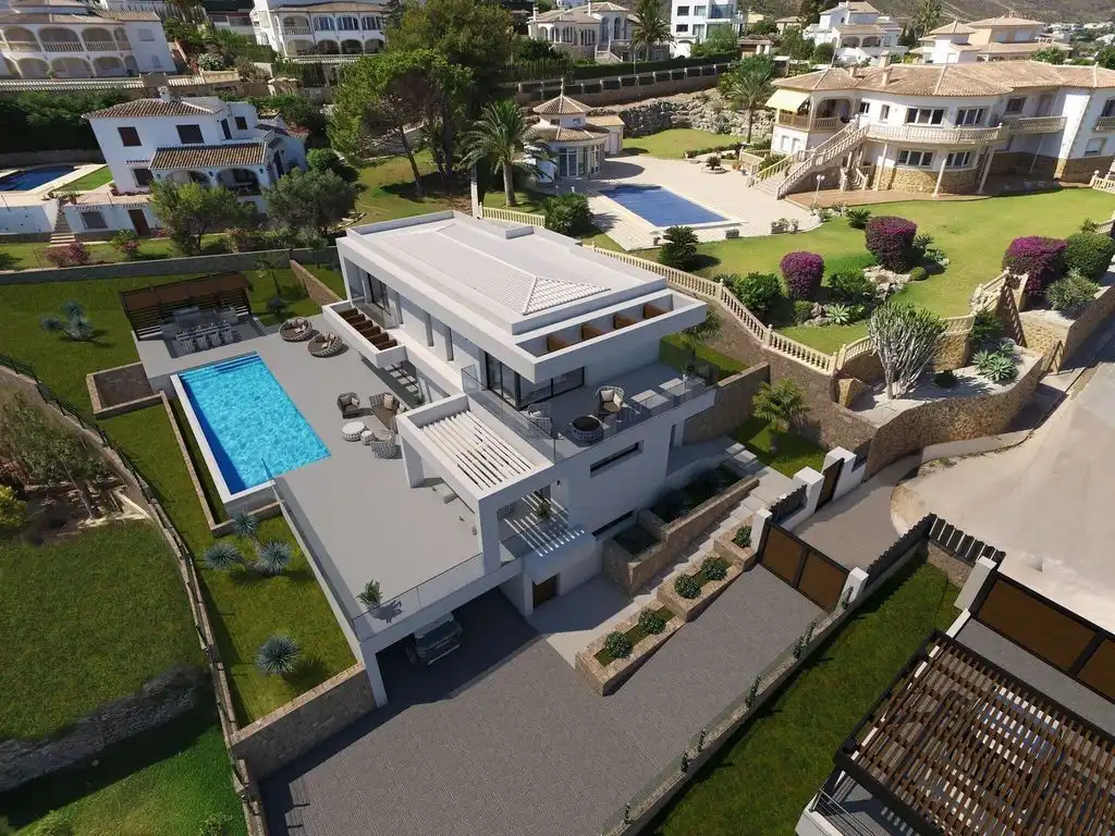 Garden of Houses for sale in Jávea / Xàbia  with Air Conditioner, Private garden and Storage room