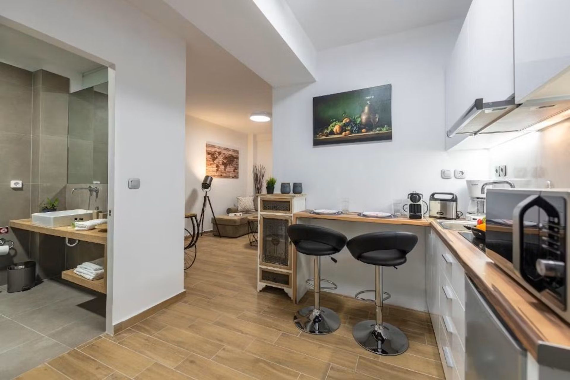 Kitchen of Flat to rent in Málaga Capital  with Air Conditioner, Furnished and Pets allowed