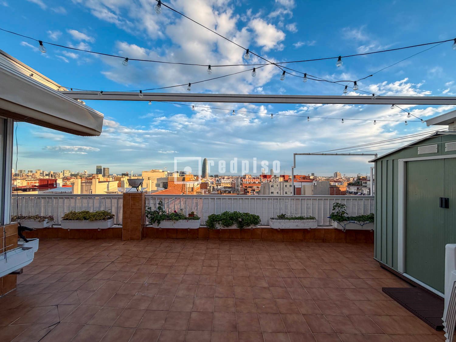 Terrassa de Àtic de lloguer en  Barcelona Capital amb Aire condicionat, Calefacció i Parquet