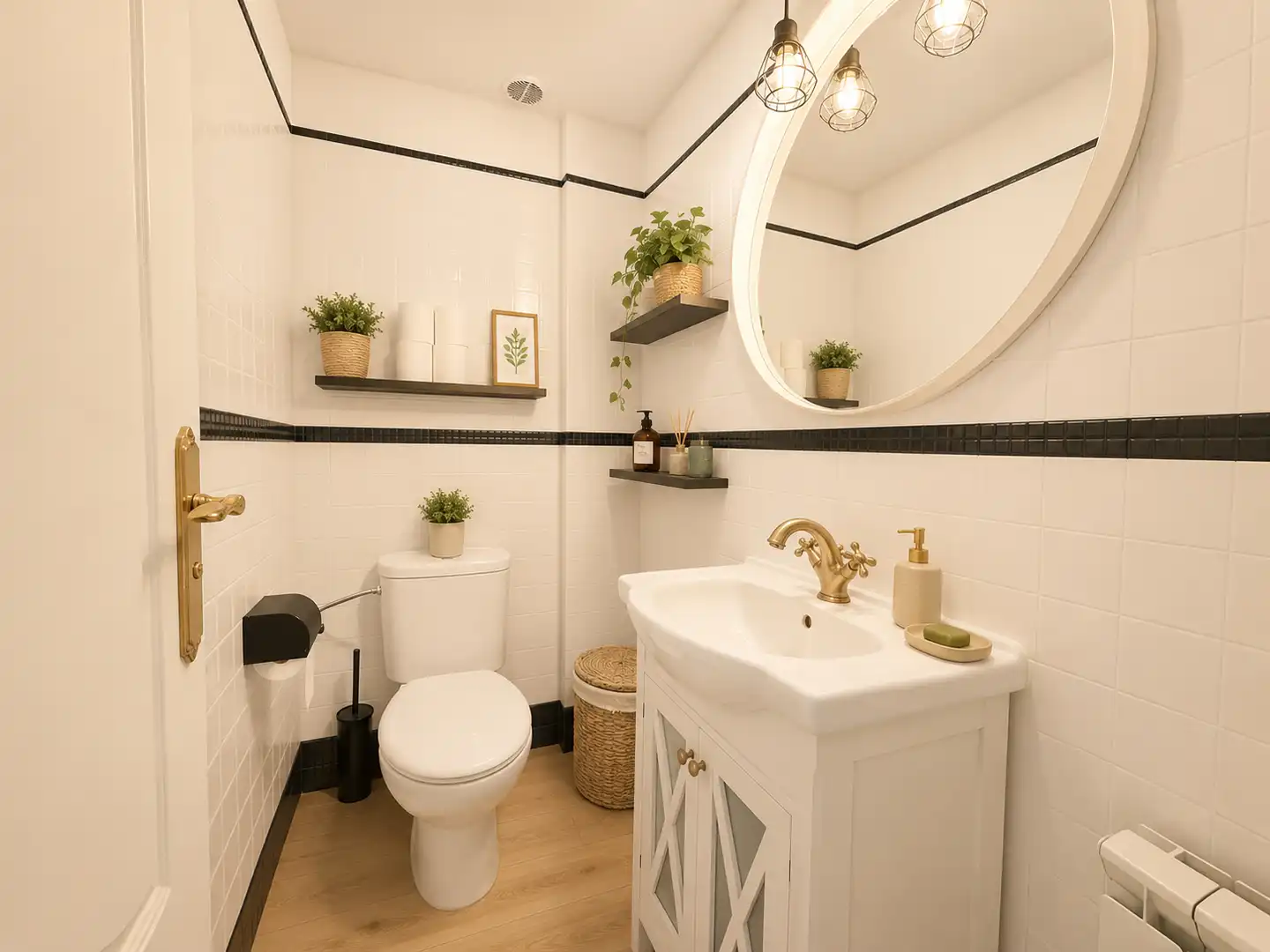 Baño de Casa adosada en venta en Arganda del Rey con Aire acondicionado, Calefacción y Horno