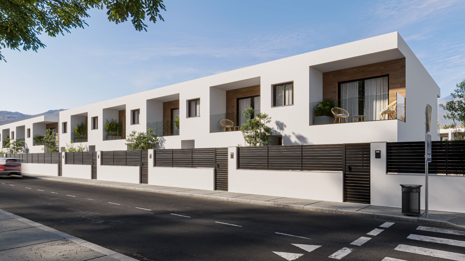 Exterior view of Single-family semi-detached for sale in Montbrió del Camp  with Air Conditioner, Heating and Private garden