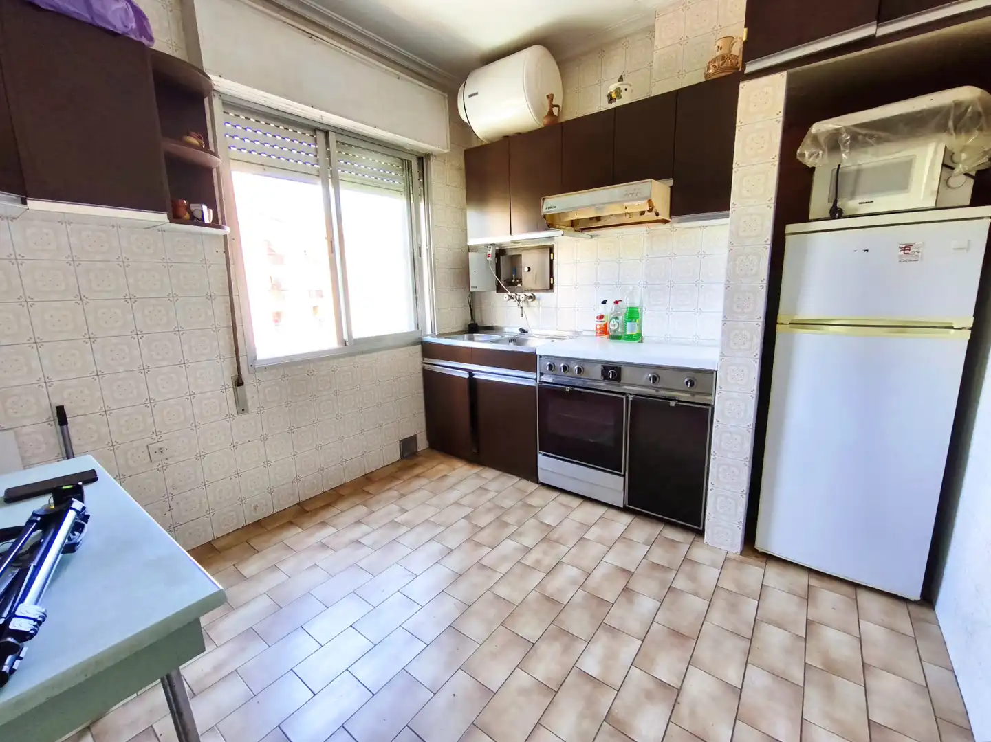 Kitchen of Flat for sale in  Logroño  with Terrace and Furnished