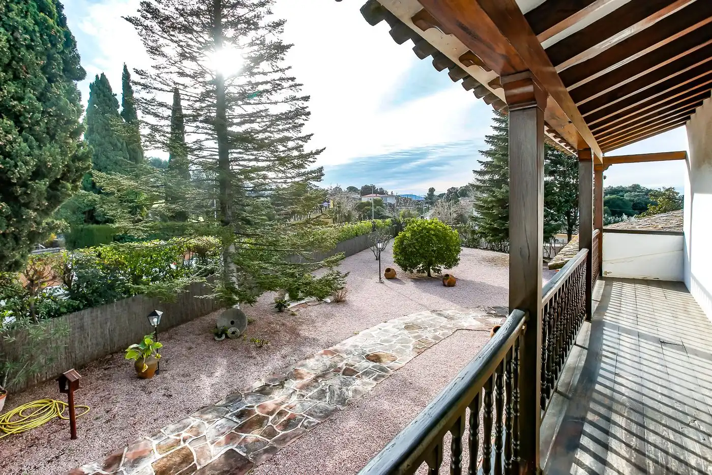 Terrassa de Finca rústica en venda en Les Franqueses del Vallès