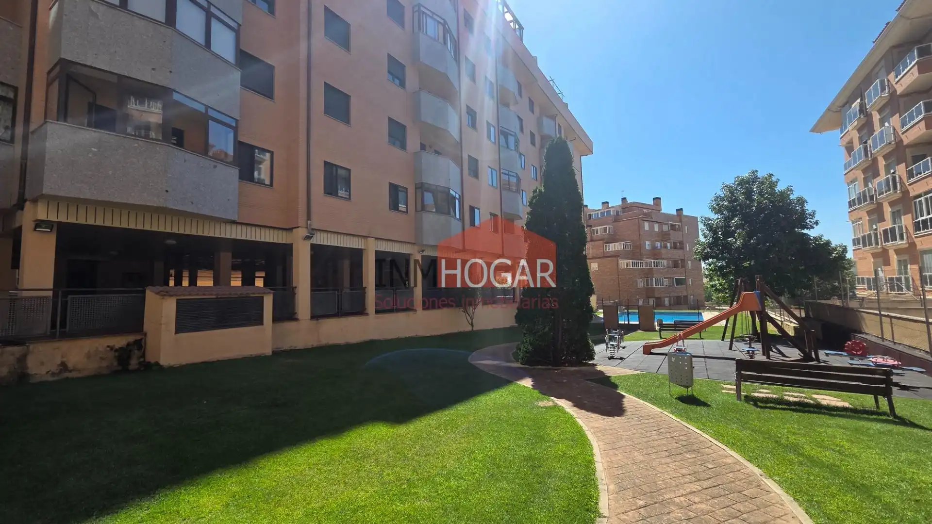 Parking of Flat for sale in Ávila  with Heating, Terrace and Storage room