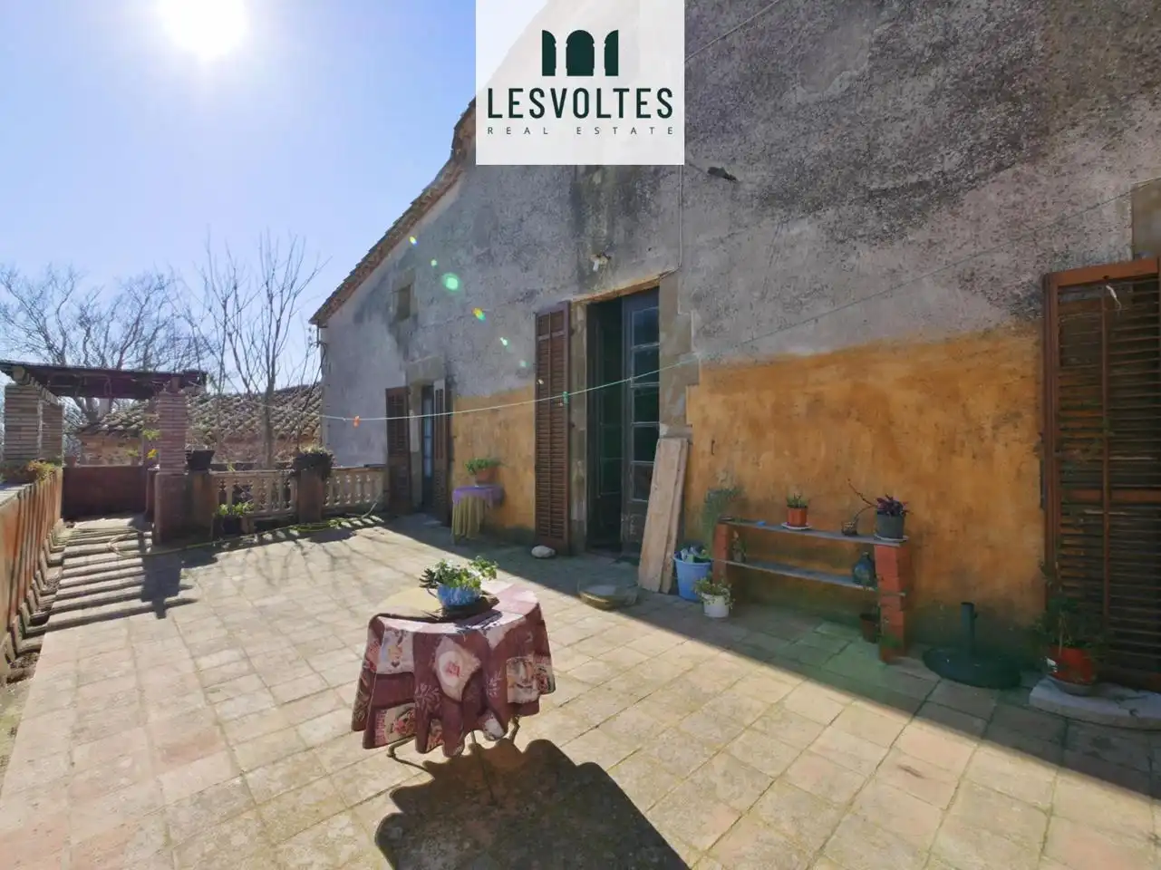 Vista exterior de Finca rústica en venda en Rupià amb Jardí privat i Terrassa