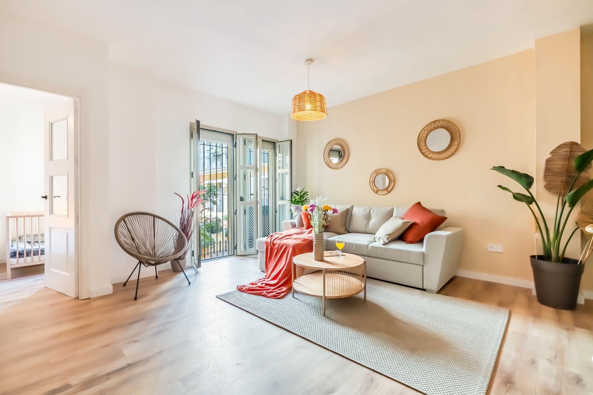 Living room of Flat for sale in Málaga Capital  with Air Conditioner, Heating and Terrace