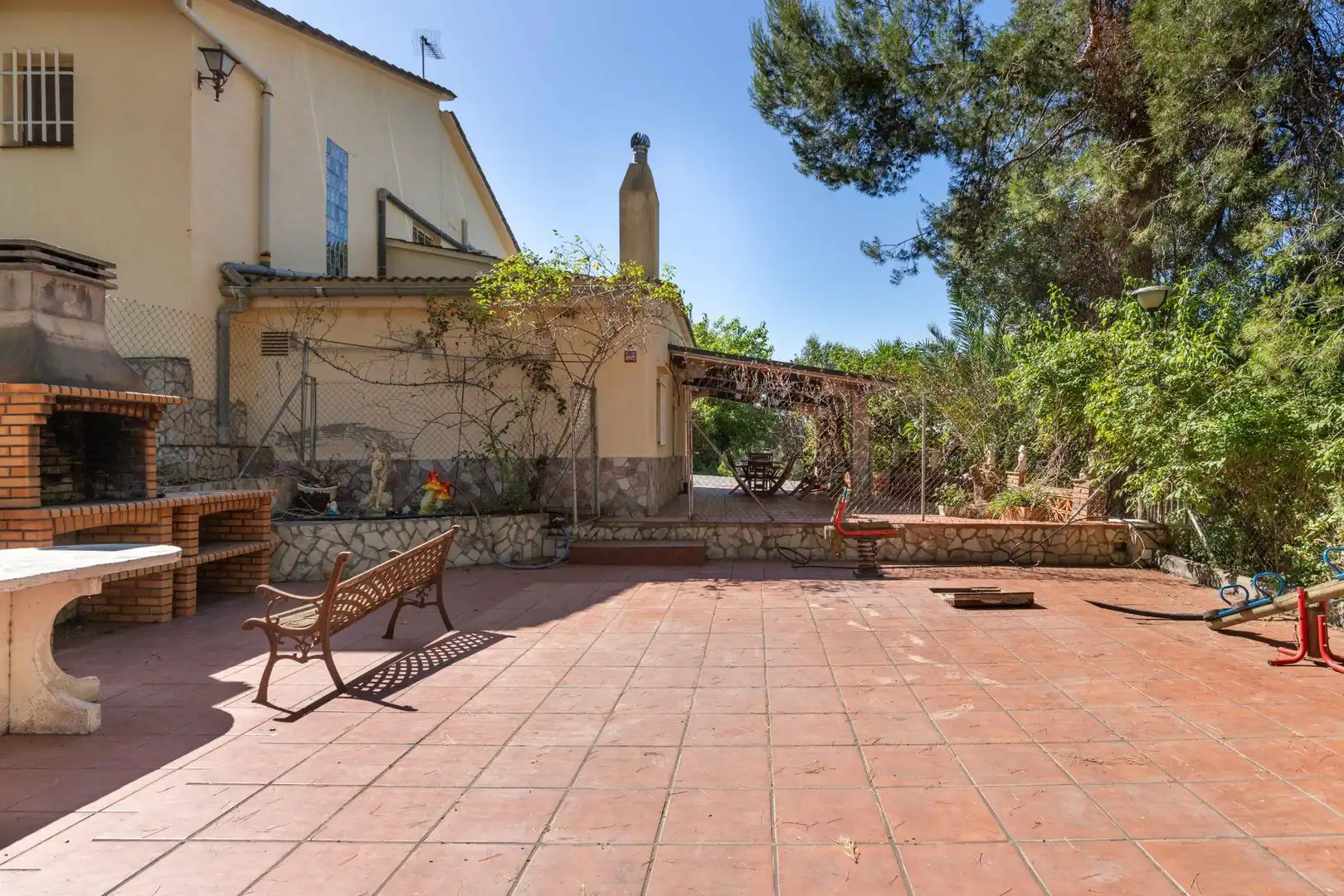 Terrassa de Casa o xalet en venda en Rubí amb Aire condicionat, Jardí privat i Terrassa