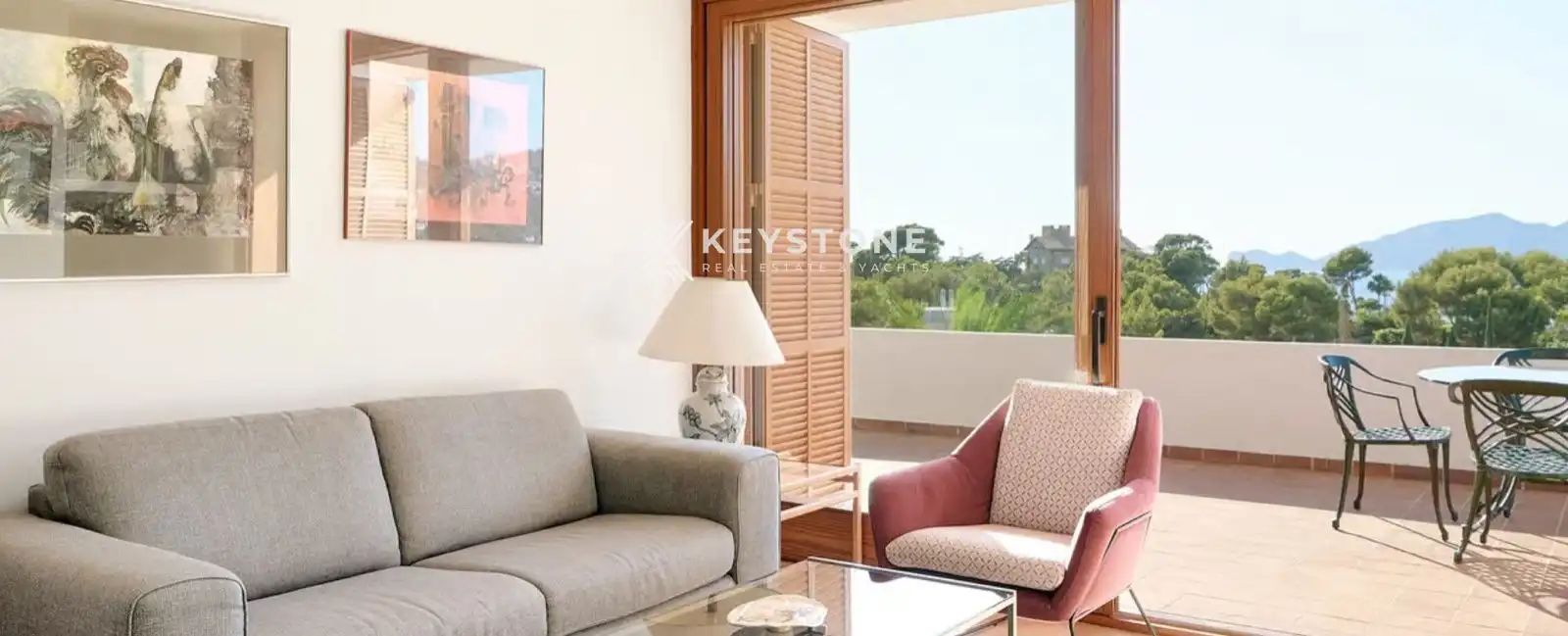 Sala d'estar de Casa o xalet de lloguer en Andratx amb Aire condicionat, Terrassa i Piscina