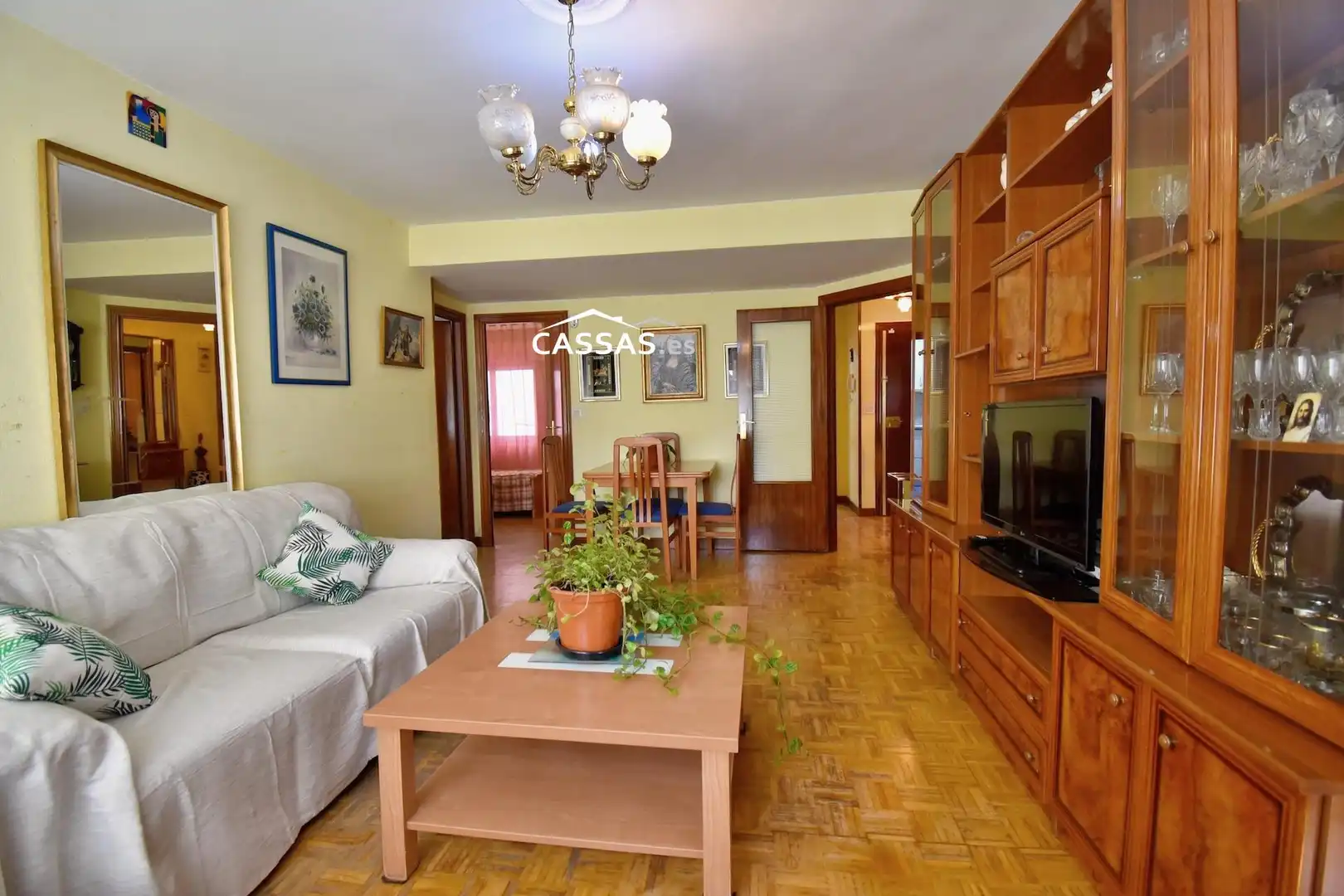 Sala de estar de Piso en venta en Torrejón de Ardoz con Parquet y Terraza
