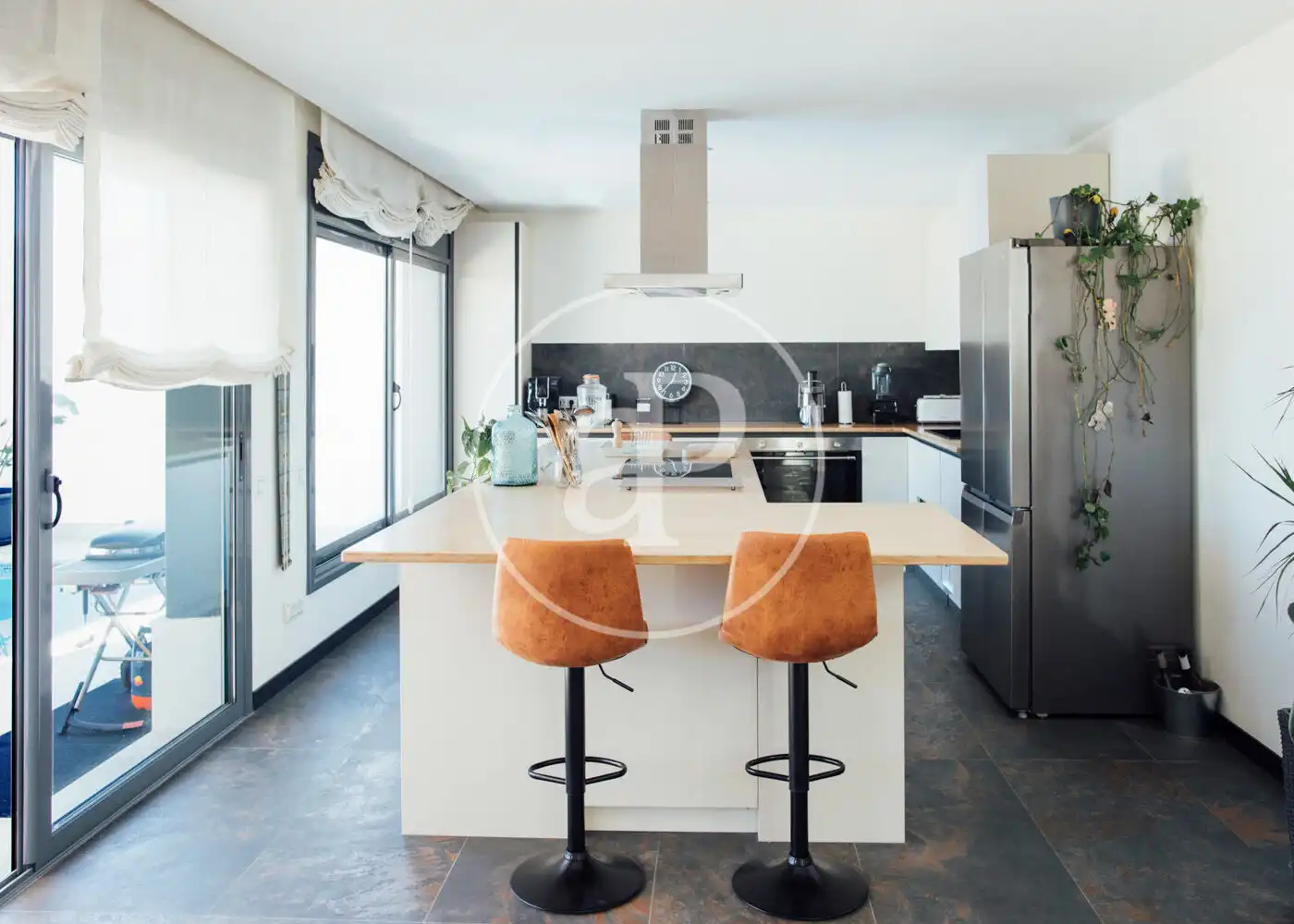 Cocina de Casa o chalet de alquiler en Sant Vicenç de Montalt con Aire acondicionado, Calefacción y Jardín privado