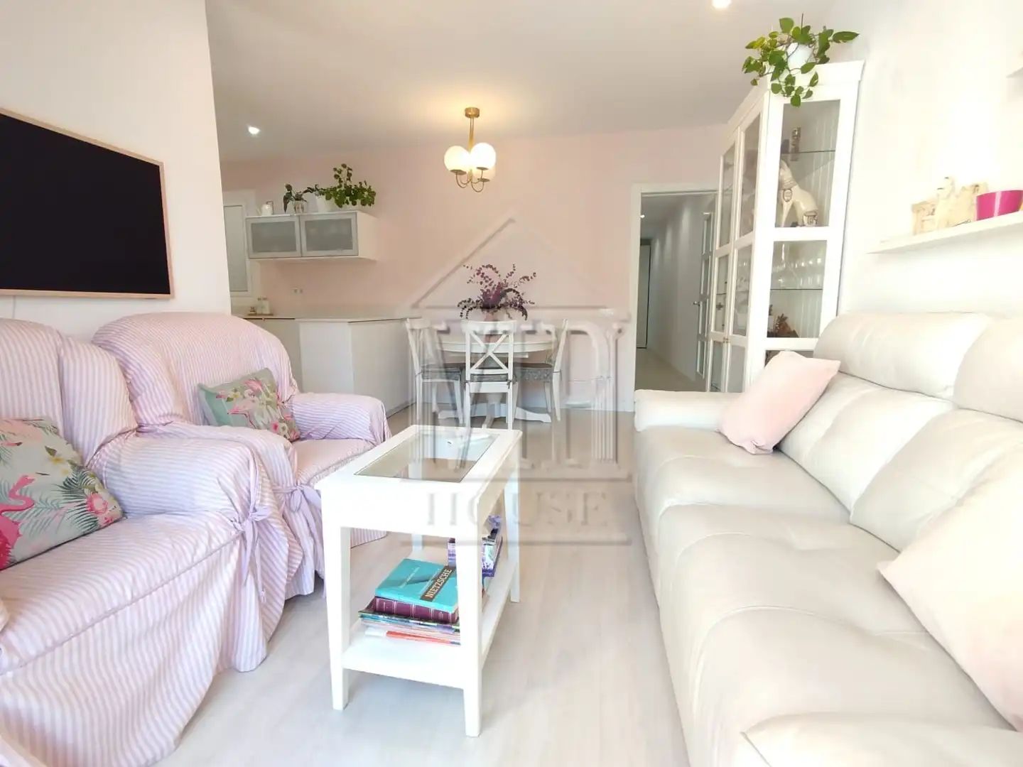 Sala de estar de Piso en venta en Barcelona con Aire acondicionado, Calefacción y Parquet