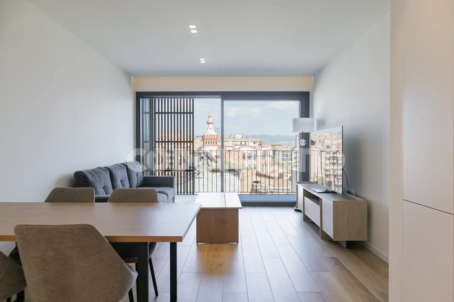 Sala de estar de Piso en venta en Vic con Terraza