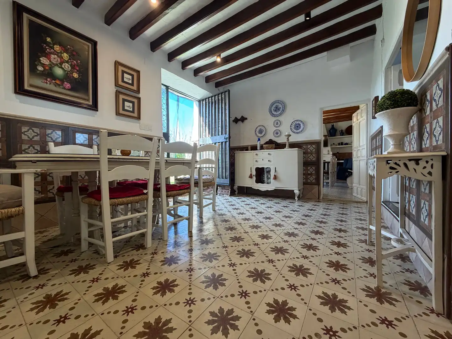 Cuina de Finca rústica en venda en Villanueva del Trabuco amb Jardí privat, Terrassa i Traster