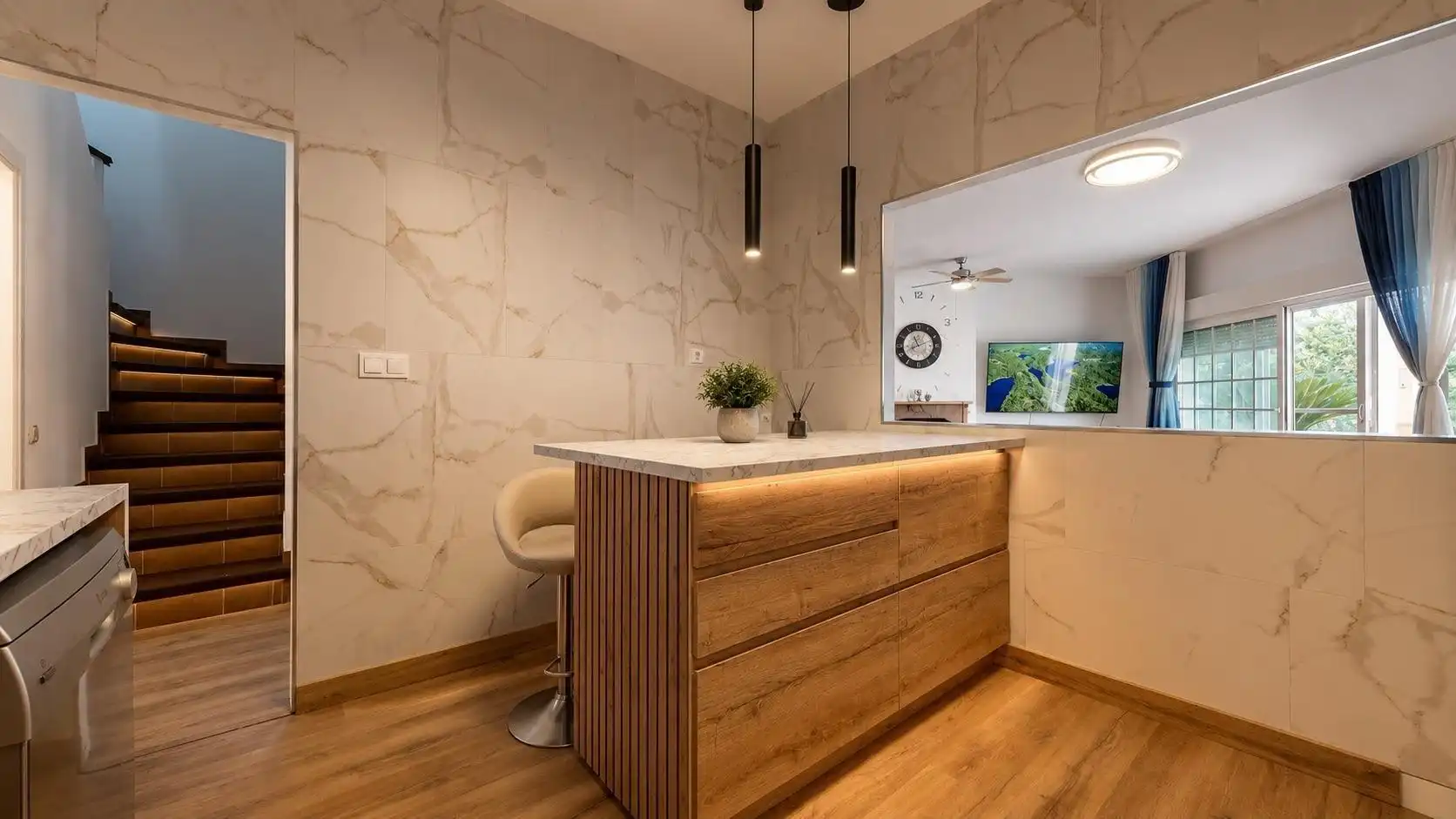 Cocina de Casa o chalet en venta en Vícar con Aire acondicionado, Calefacción y Jardín privado