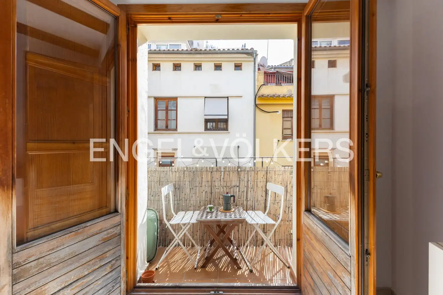 Balcony of Flat for rent in Valencia  with Air Conditioner, Heating and Terrace