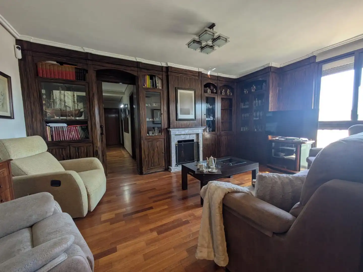 Sala de estar de Piso en venta en Valencia con Aire acondicionado y Parquet