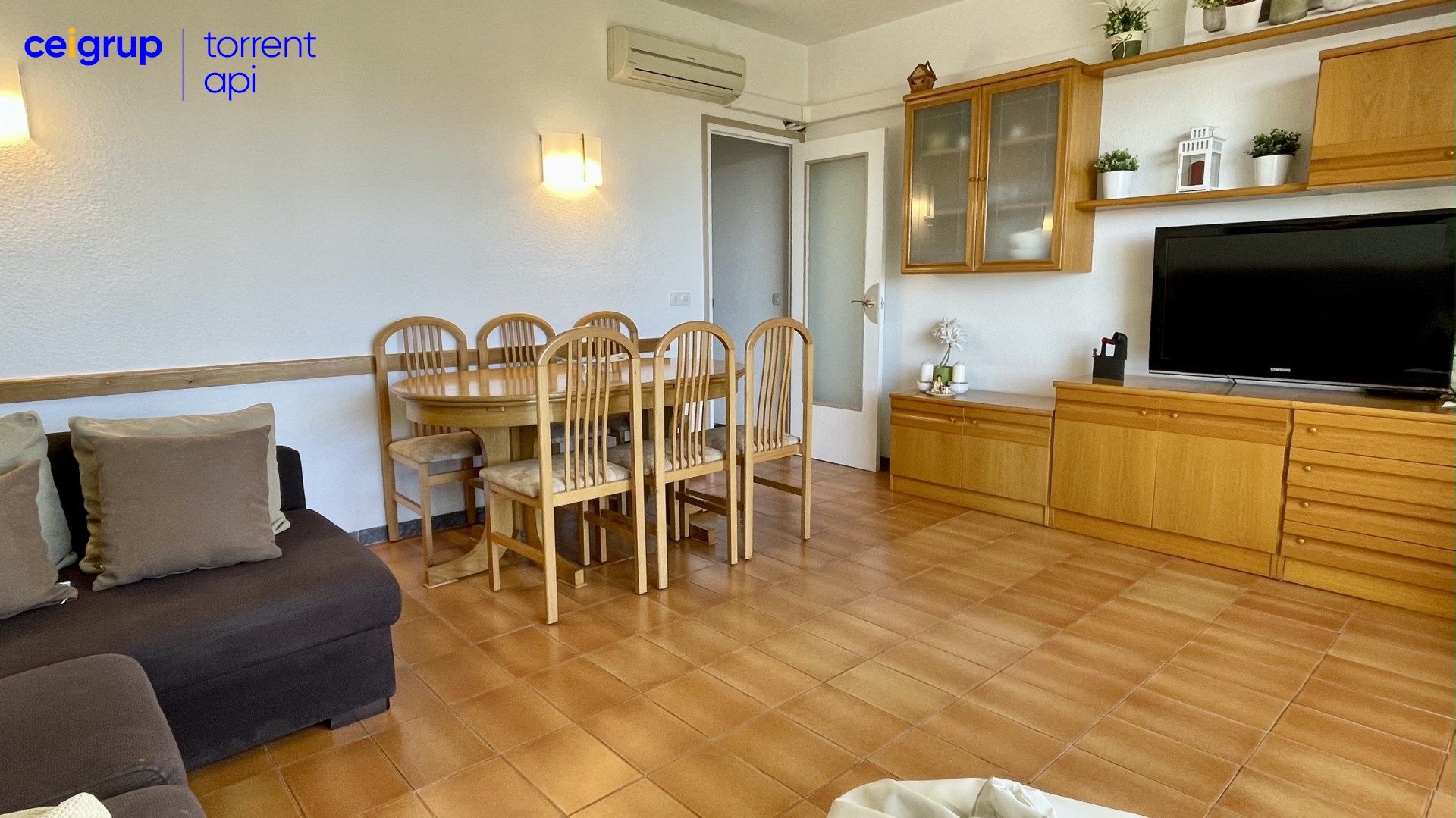 Dining room of Flat for sale in L'Estartit  with Terrace and Furnished