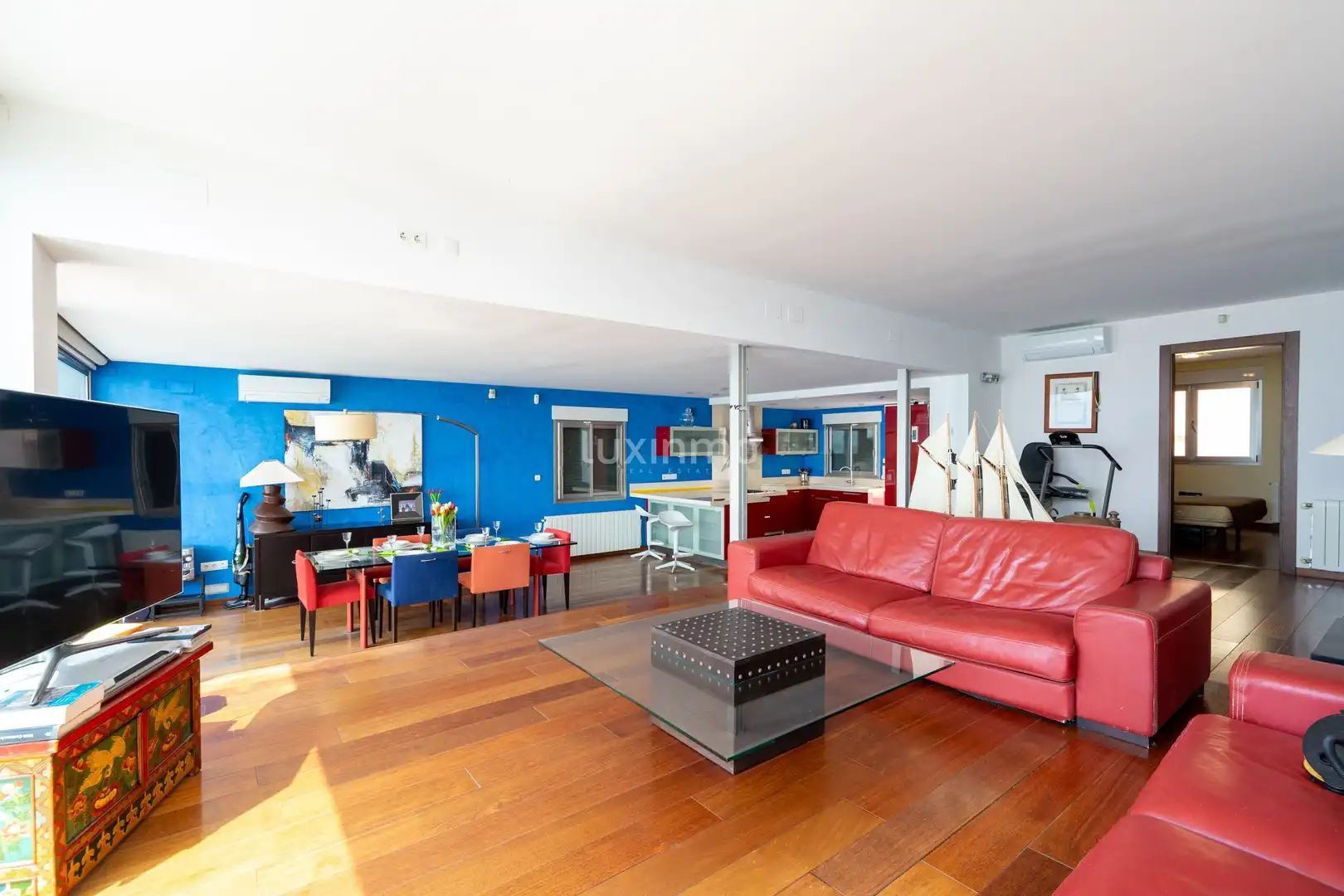 Sala de estar de Casa adosada en venta en Benissa con Aire acondicionado, Calefacción y Terraza