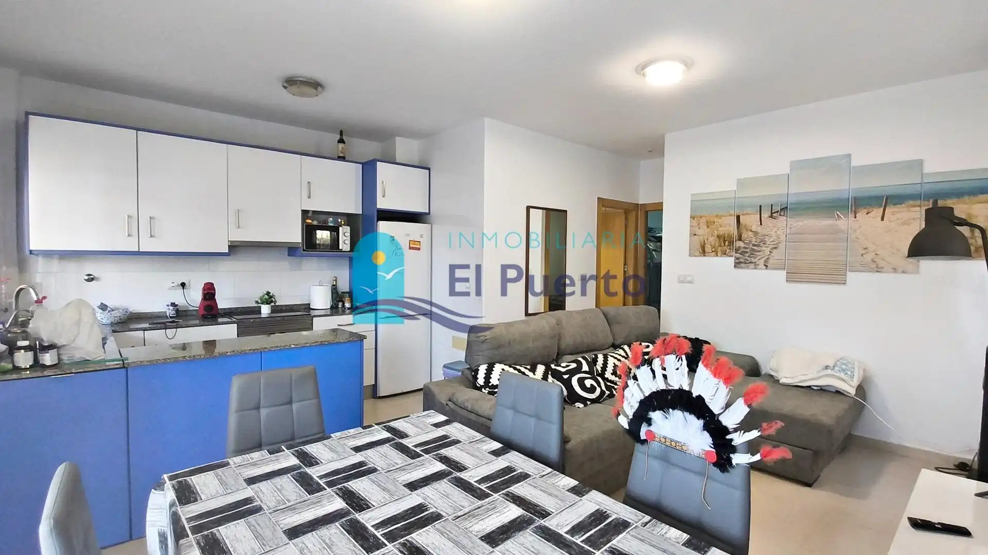 Cocina de Piso en venta en Mazarrón con Aire acondicionado, Calefacción y Jardín privado