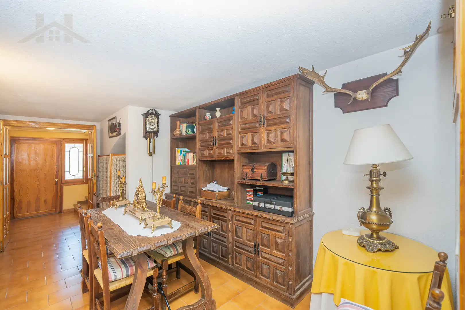 Dining room of Detached homes for sale in El Escorial  with Heating, Parquet flooring and Terrace