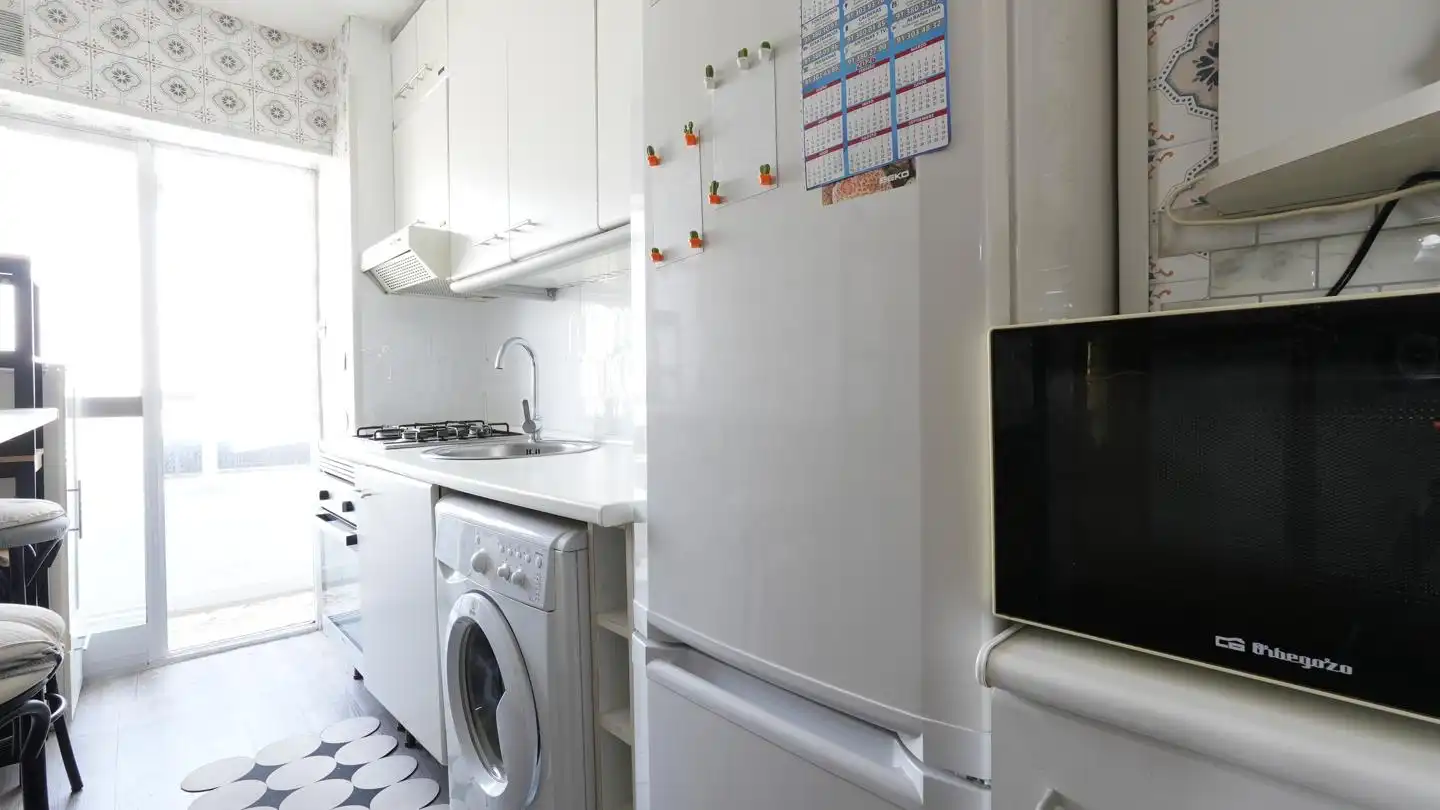 Kitchen of Flat for sale in Madrid  with Air Conditioner, Heating and Terrace